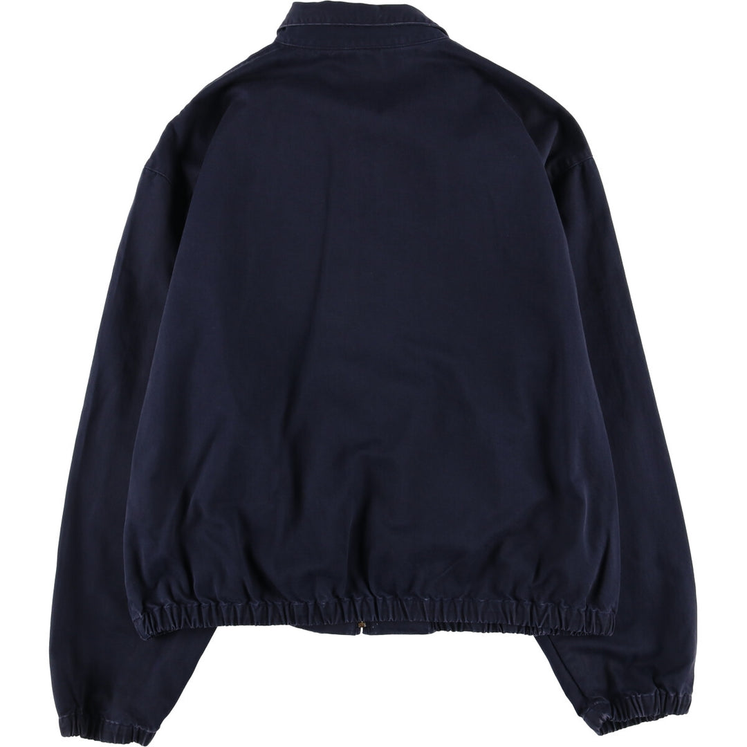 90'S Ralph Lauren POLO by Ralph Lauren Swing Top Sports Jacket Made in USA Men's XL cotton navy blue type Vintage Second Hand