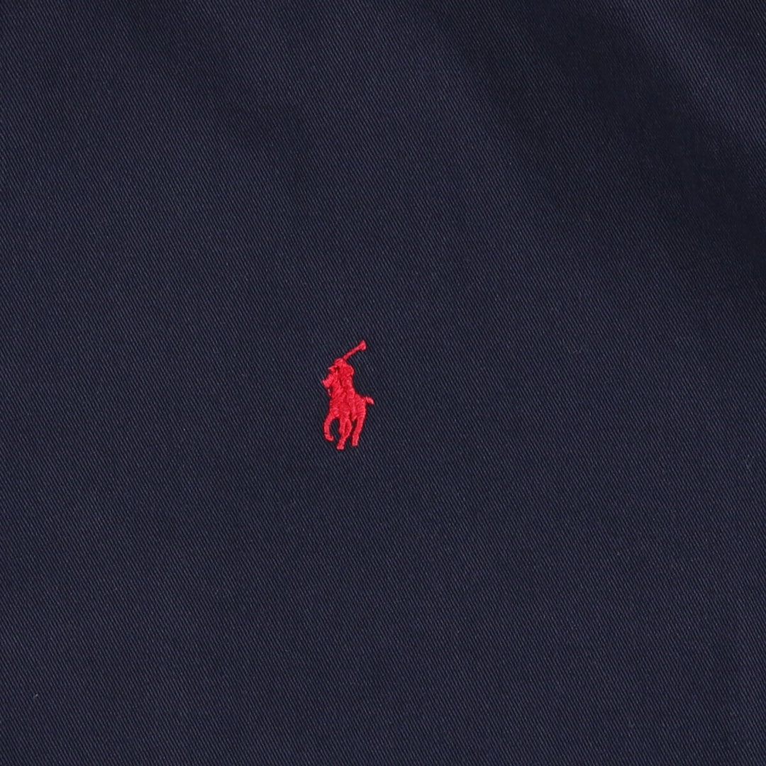 90'S Ralph Lauren POLO by Ralph Lauren Swing Top Sports Jacket Made in USA Men's XL cotton navy blue type Vintage Second Hand