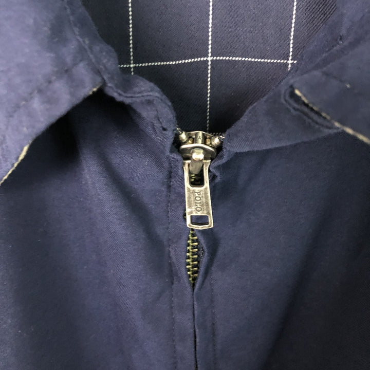 Ralph Lauren POLO by Ralph Lauren Swing Top Sports Jacket Men's XL polyester navy blue type Vintage Second Hand