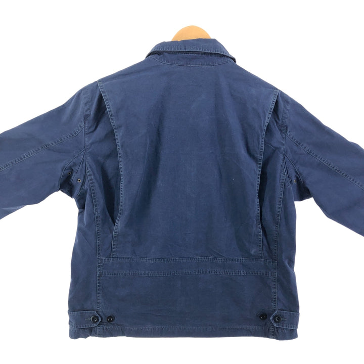 Ralph Lauren POLO by Ralph Lauren Swing Top Sports Jacket Men's L size cotton navy blue type Vintage Second Hand