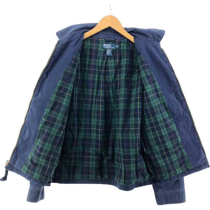 Ralph Lauren POLO by Ralph Lauren Swing Top Sports Jacket Men's L size cotton navy blue type Vintage Second Hand