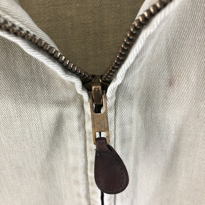 90'S Ralph Lauren POLO by Ralph Lauren Swing Top Sports Jacket Made in USA Men's L size cotton Beige type Vintage Second Hand