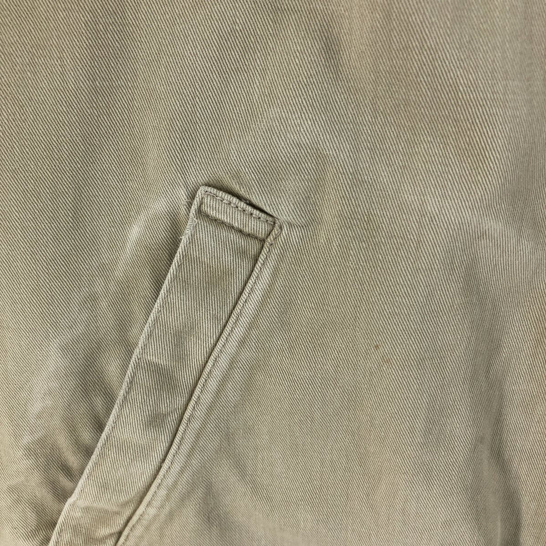 90'S Ralph Lauren POLO by Ralph Lauren Swing Top Sports Jacket Made in USA Men's L size cotton Beige type Vintage Second Hand