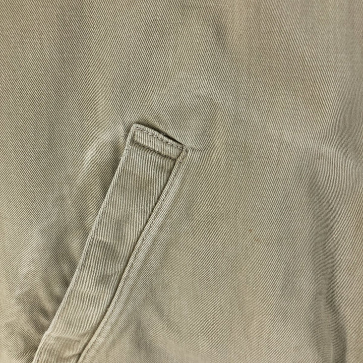 90'S Ralph Lauren POLO by Ralph Lauren Swing Top Sports Jacket Made in USA Men's L size cotton Beige type Vintage Second Hand