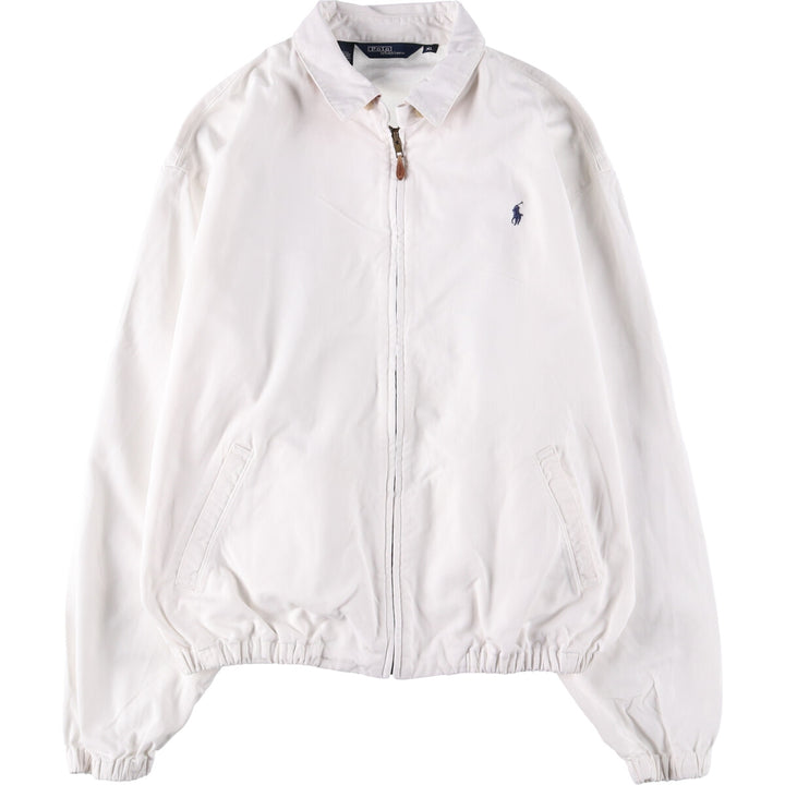 90'S Ralph Lauren POLO by Ralph Lauren Swing Top Sports Jacket Made in USA Men's XL cotton white type Vintage Second Hand