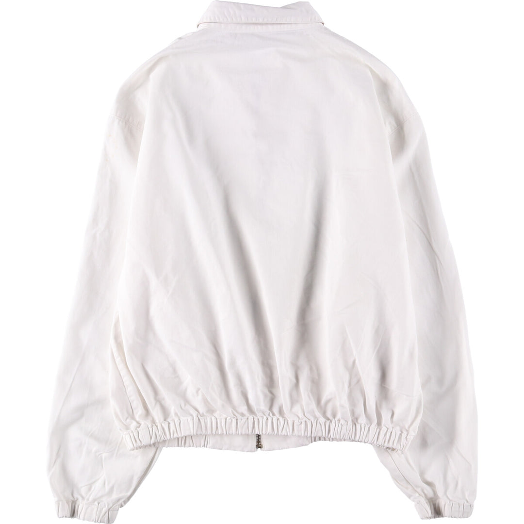 90'S Ralph Lauren POLO by Ralph Lauren Swing Top Sports Jacket Made in USA Men's XL cotton white type Vintage Second Hand