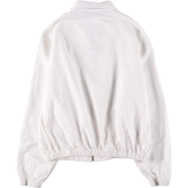 90'S Ralph Lauren POLO by Ralph Lauren Swing Top Sports Jacket Made in USA Men's XL cotton white type Vintage Second Hand
