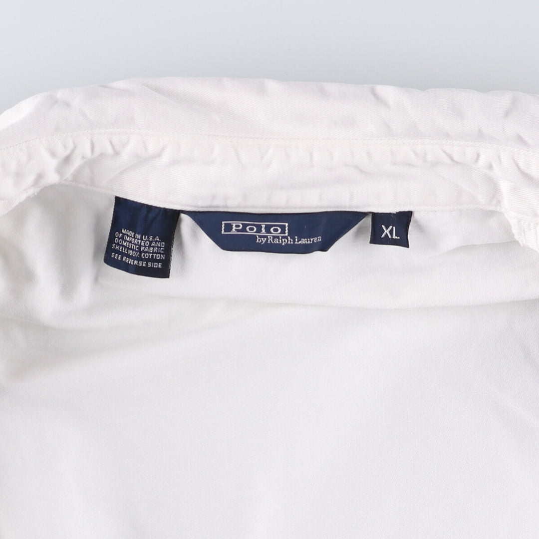 90'S Ralph Lauren POLO by Ralph Lauren Swing Top Sports Jacket Made in USA Men's XL cotton white type Vintage Second Hand
