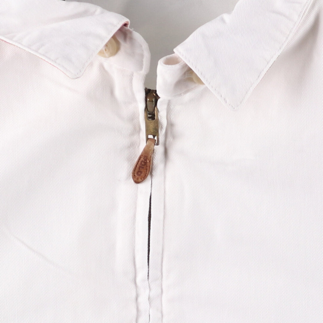 90'S Ralph Lauren POLO by Ralph Lauren Swing Top Sports Jacket Made in USA Men's XL cotton white type Vintage Second Hand