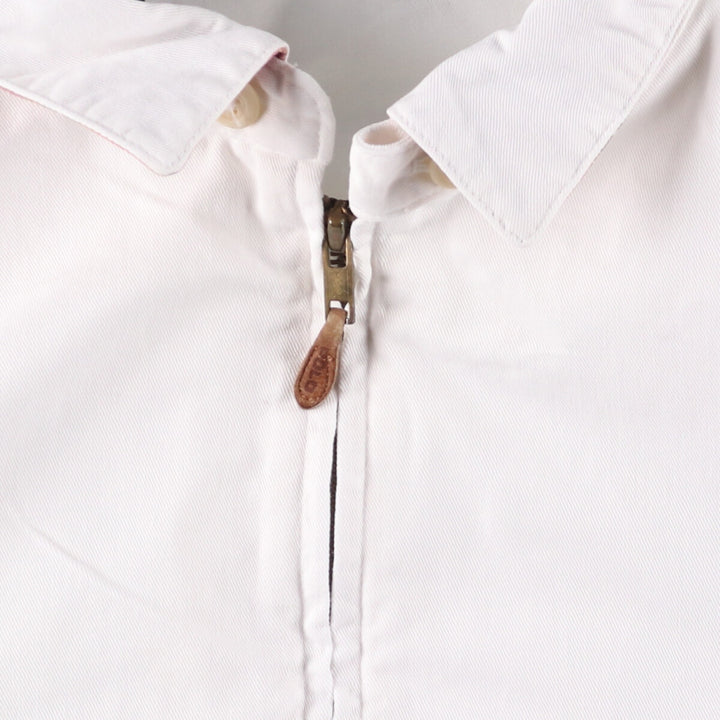 90'S Ralph Lauren POLO by Ralph Lauren Swing Top Sports Jacket Made in USA Men's XL cotton white type Vintage Second Hand