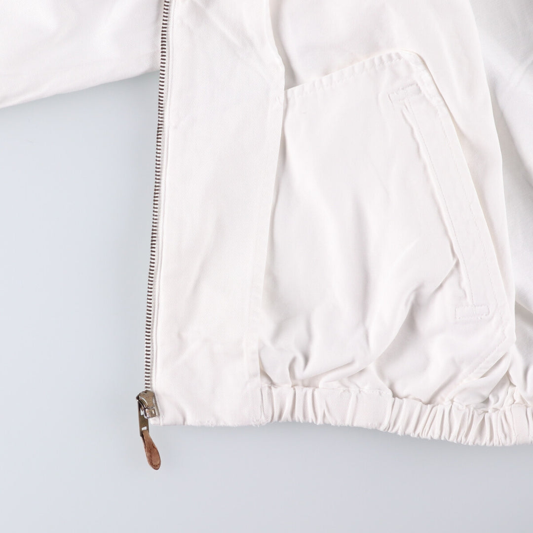 90'S Ralph Lauren POLO by Ralph Lauren Swing Top Sports Jacket Made in USA Men's XL cotton white type Vintage Second Hand