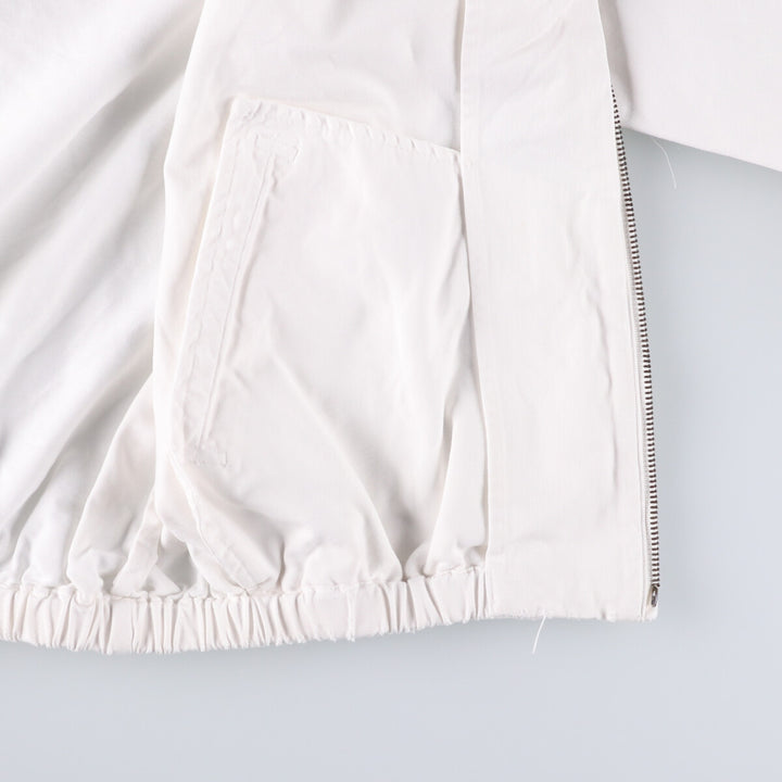 90'S Ralph Lauren POLO by Ralph Lauren Swing Top Sports Jacket Made in USA Men's XL cotton white type Vintage Second Hand