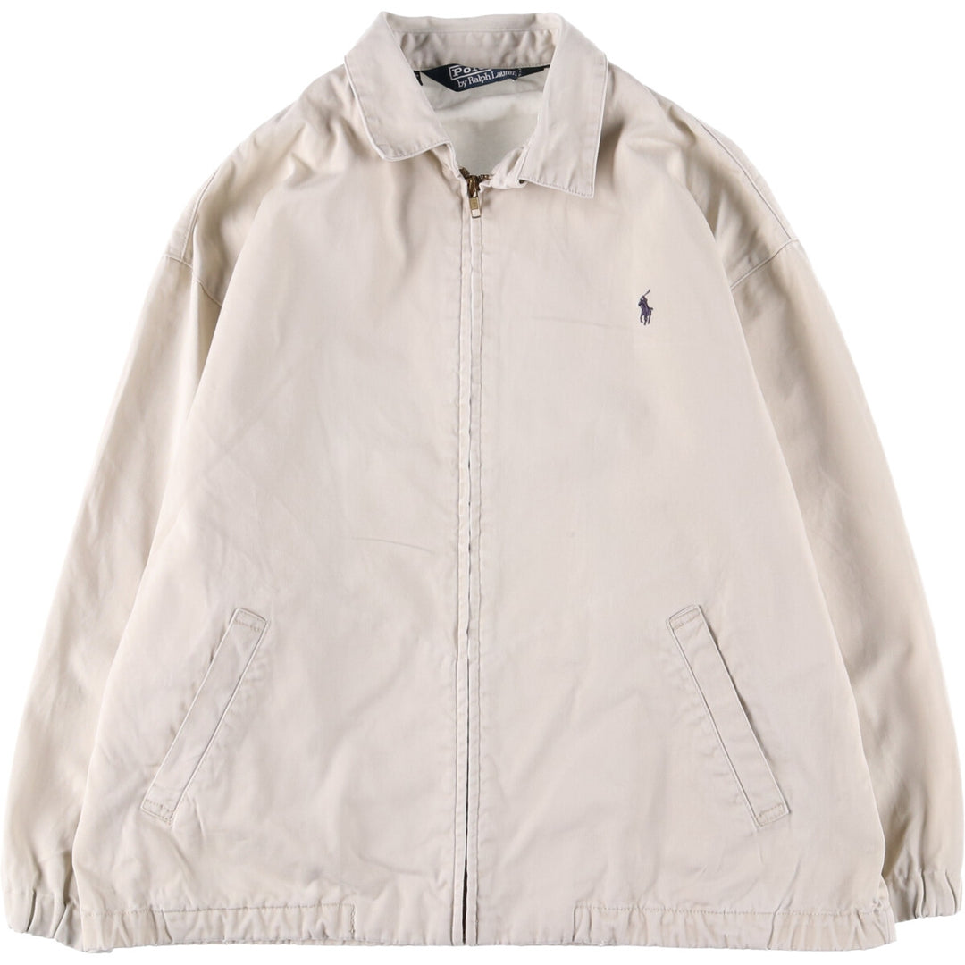 Ralph Lauren POLO by Ralph Lauren Swing Top Sports Jacket Men's M cotton Beige type Vintage Second Hand
