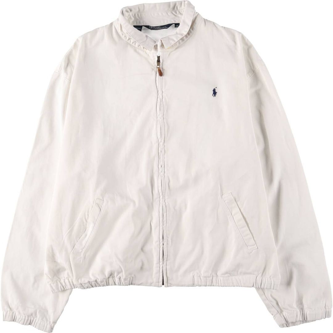 Ralph Lauren POLO by Ralph Lauren Swing Top Sports Jacket Made in USA Men's XXL cotton white type Vintage Second Hand
