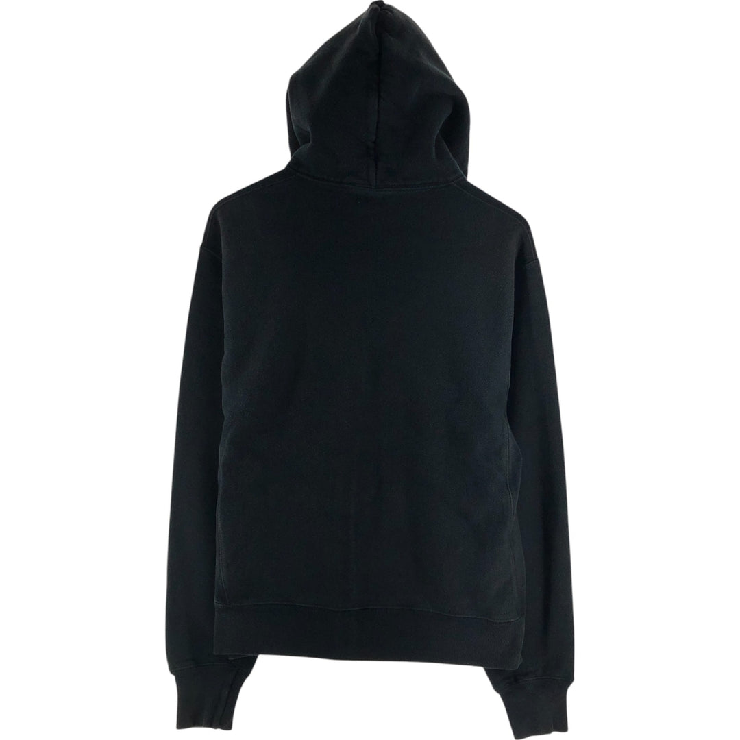 Champion Sweat Full Zip Hoodie Men's Size M cotton black type Vintage Second Hand