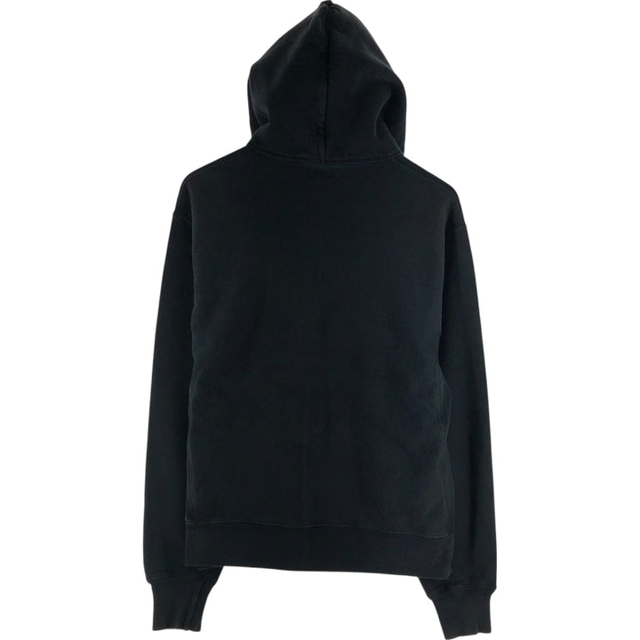 Champion Sweat Full Zip Hoodie Men's Size M cotton black type Vintage Second Hand