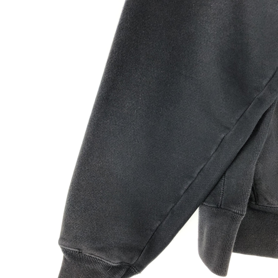Champion Sweat Full Zip Hoodie Men's Size M cotton black type Vintage Second Hand