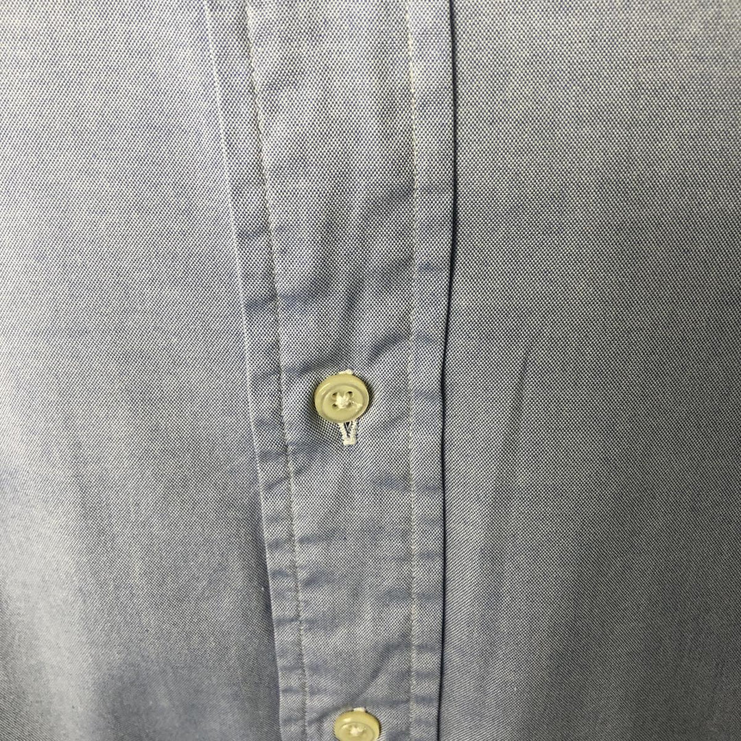 Ralph Lauren YARMOUTH long sleeve button down shirt, men's XL size cotton blue type Vintage Second Hand