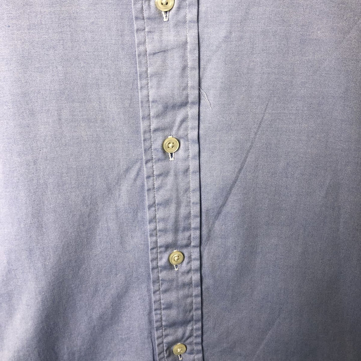 Ralph Lauren YARMOUTH long sleeve button down shirt, men's XL size cotton blue type Vintage Second Hand