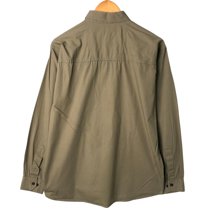 90'S Ralph Lauren POLO SPORT Long Sleeve Button Down Shirt Men's M Vintage unclear Green type dark green Vintage Second Hand