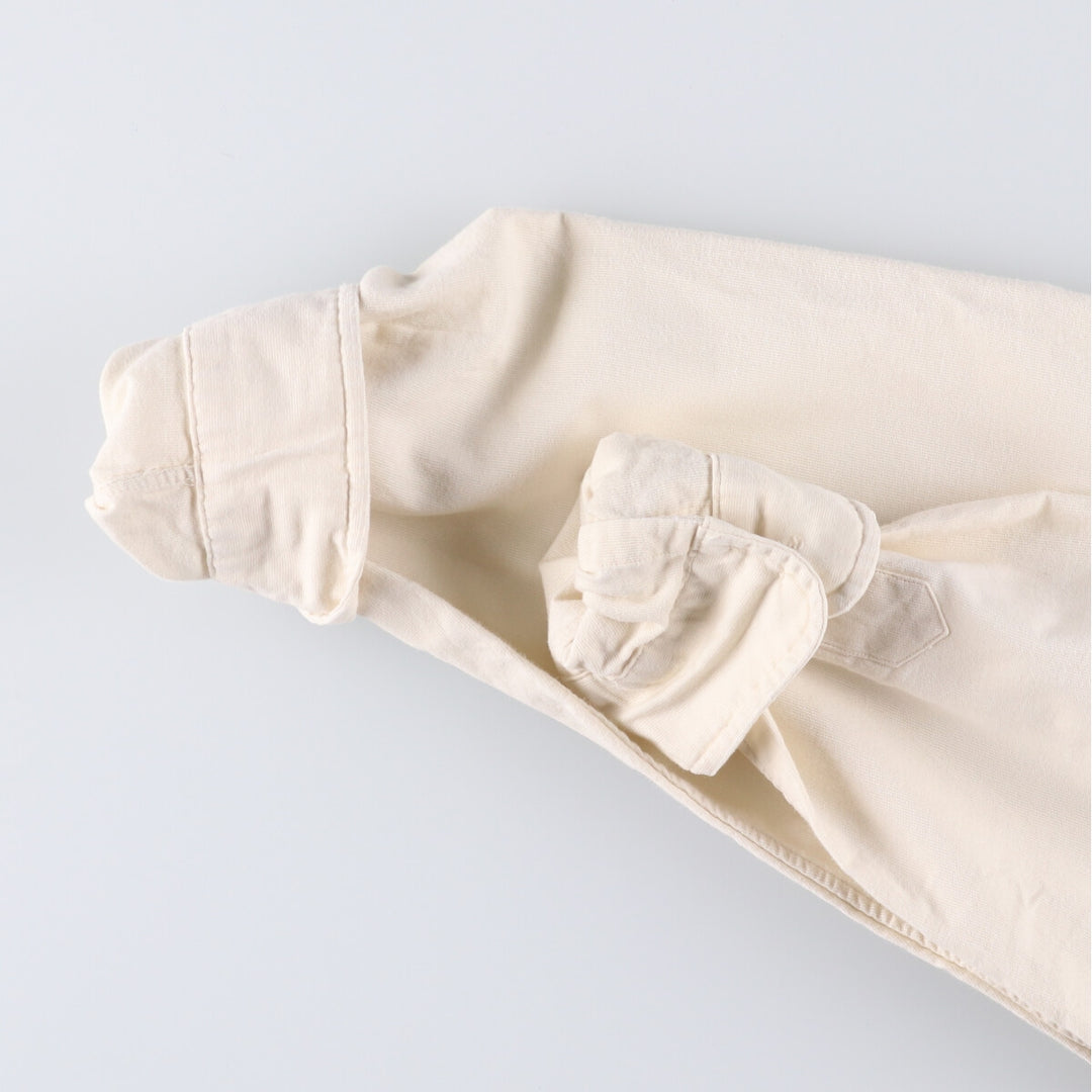 Ralph Lauren BLAKE long sleeve button down shirt, men's size L cotton unbleached Vintage Second Hand