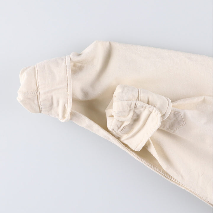 Ralph Lauren BLAKE long sleeve button down shirt, men's size L cotton unbleached Vintage Second Hand