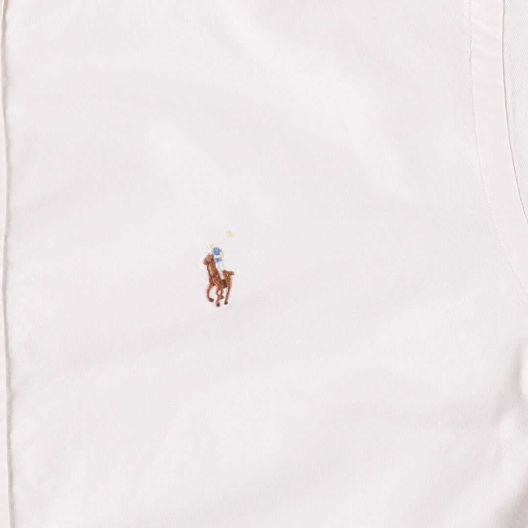 Ralph Lauren Classic Fit Long Sleeve Button Down Shirt, Men's Size L cotton white type Vintage Second Hand