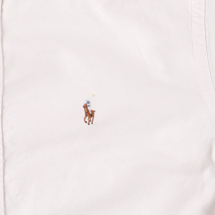 Ralph Lauren Classic Fit Long Sleeve Button Down Shirt, Men's Size L cotton white type Vintage Second Hand