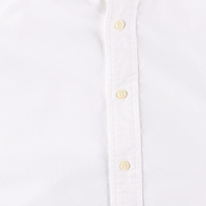 Ralph Lauren YARMOUTH long sleeve button down shirt, men's size L cotton white type Vintage Second Hand