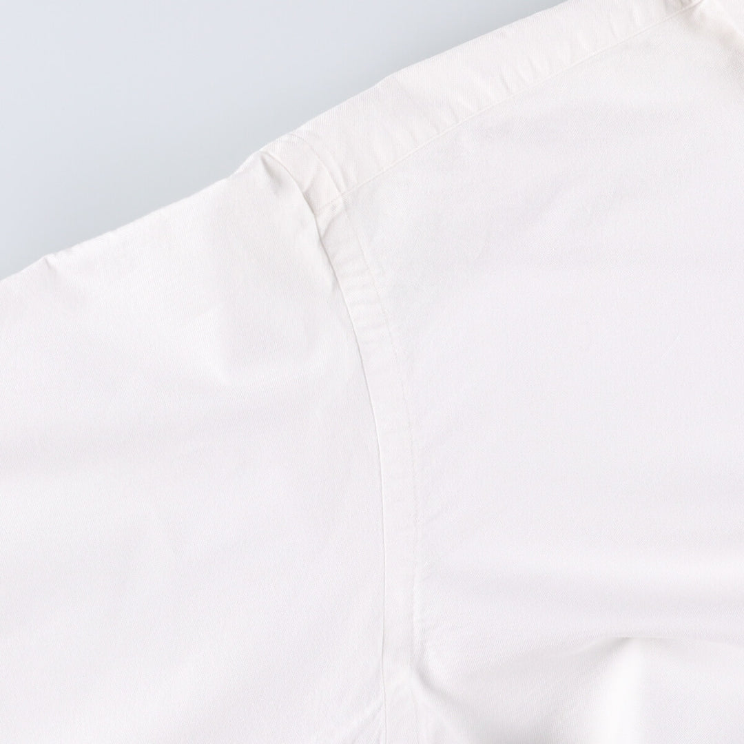 Ralph Lauren YARMOUTH long sleeve button down shirt, men's XL size cotton white type Vintage Second Hand