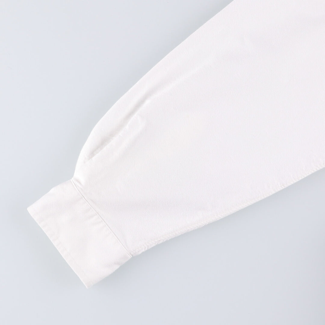 Ralph Lauren YARMOUTH long sleeve button down shirt, men's XL size cotton white type Vintage Second Hand