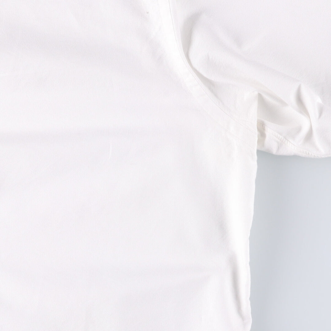 Ralph Lauren YARMOUTH long sleeve button down shirt, men's XL size cotton white type Vintage Second Hand