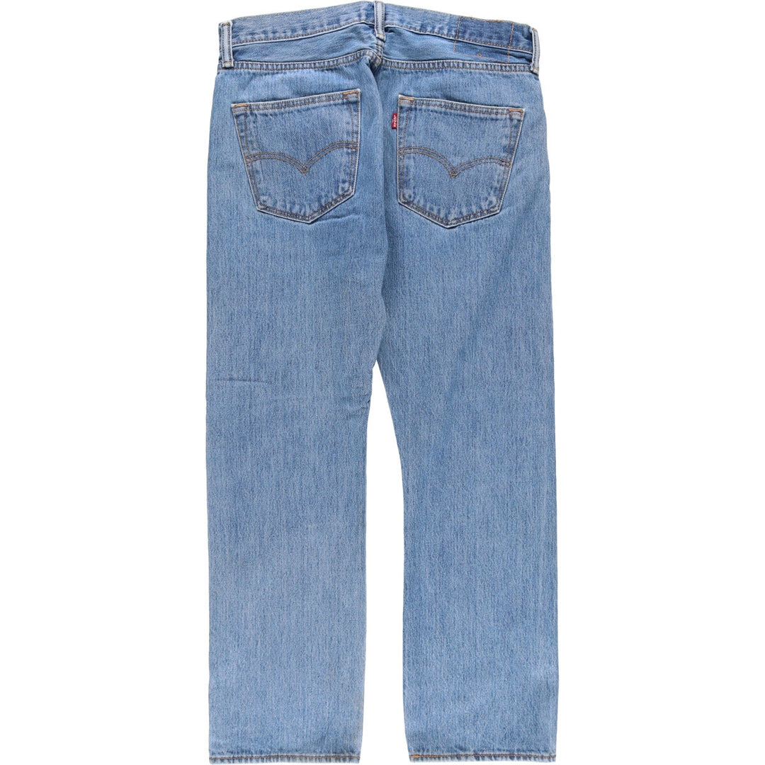 Levi's 501 straight denim pants for men, size W32 cotton blue type Vintage Second Hand