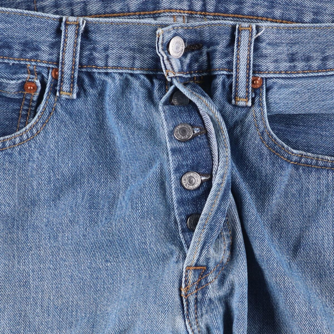 Levi's 501 straight denim pants for men, size W32 cotton blue type Vintage Second Hand