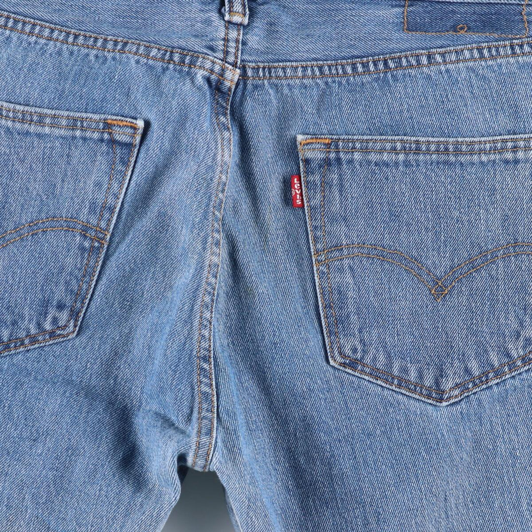 Levi's 501 straight denim pants for men, size W32 cotton blue type Vintage Second Hand