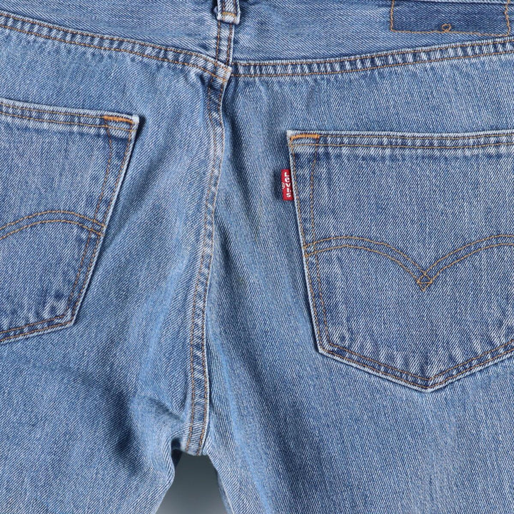 Levi's 501 straight denim pants for men, size W32 cotton blue type Vintage Second Hand