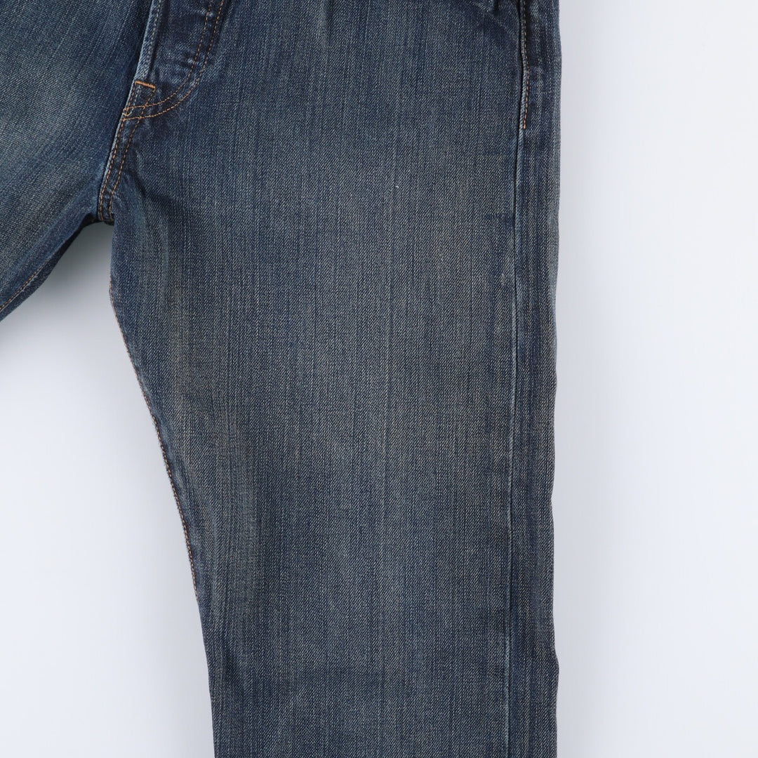 Levi's Levi's 501 Euro Model Straight Denim Pants Men's W31 equivalent cotton navy blue type Vintage Second Hand