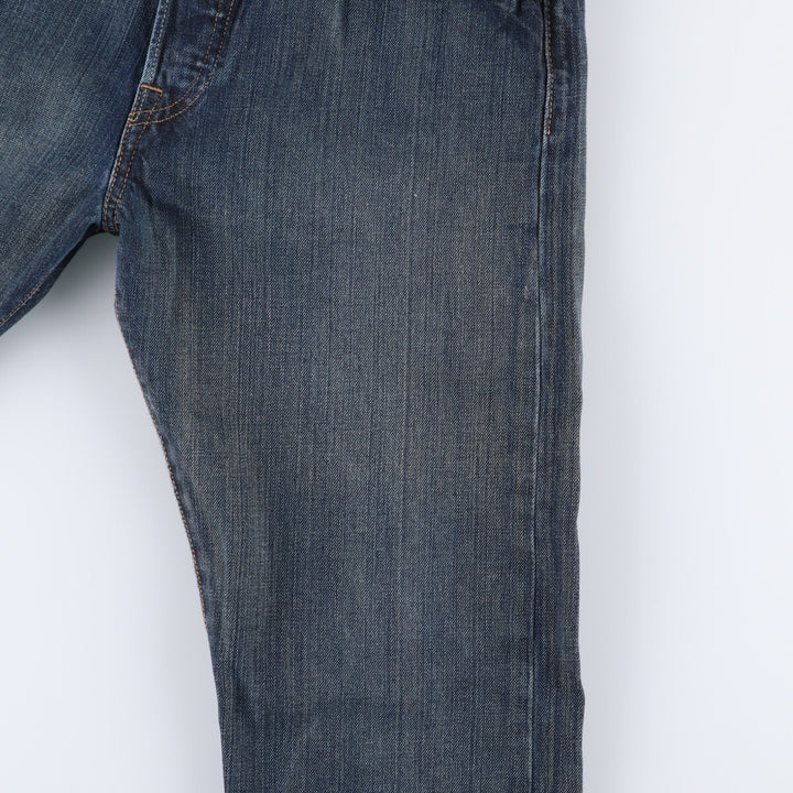 Levi's Levi's 501 Euro Model Straight Denim Pants Men's W31 equivalent cotton navy blue type Vintage Second Hand