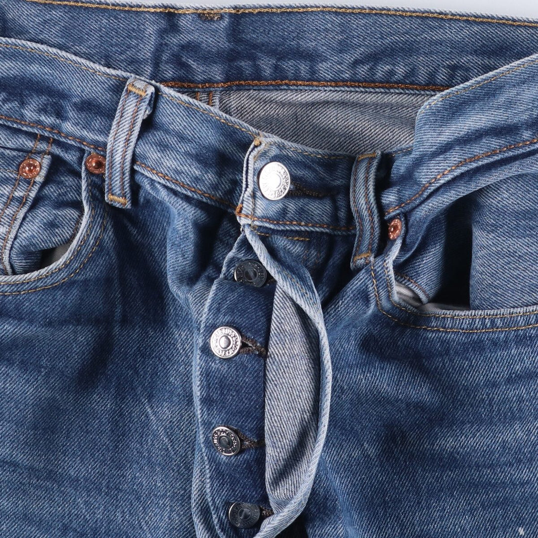 Levi's 501 straight denim pants for men, size W33 unclear blue type Vintage Second Hand