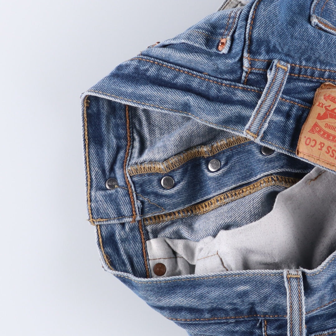 Levi's 501 straight denim pants for men, size W33 unclear blue type Vintage Second Hand