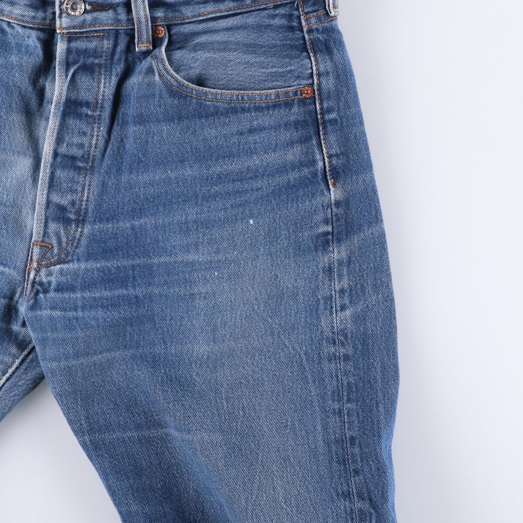 Levi's 501 straight denim pants for men, size W33 unclear blue type Vintage Second Hand
