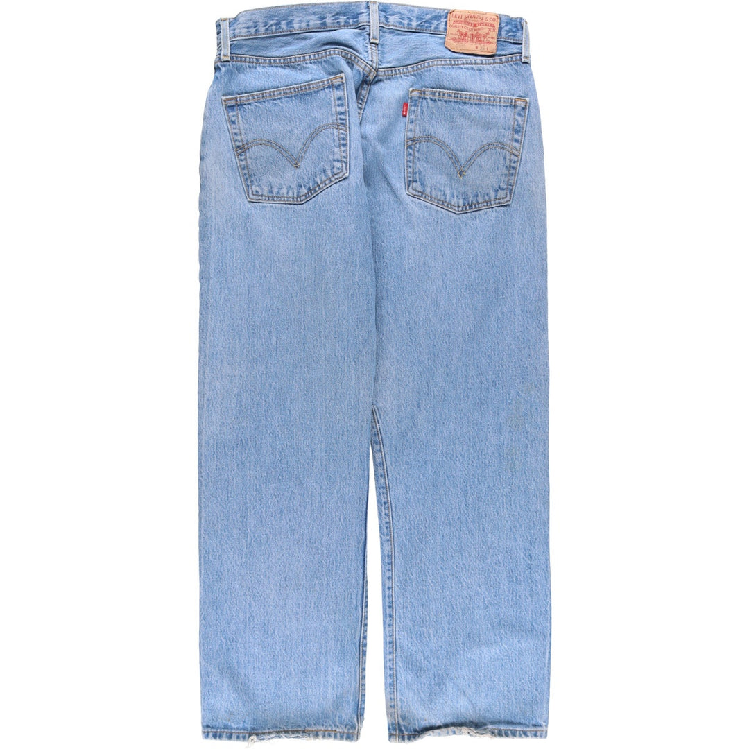 Levi's 501 straight denim pants for men, size W36 cotton blue type Vintage Second Hand
