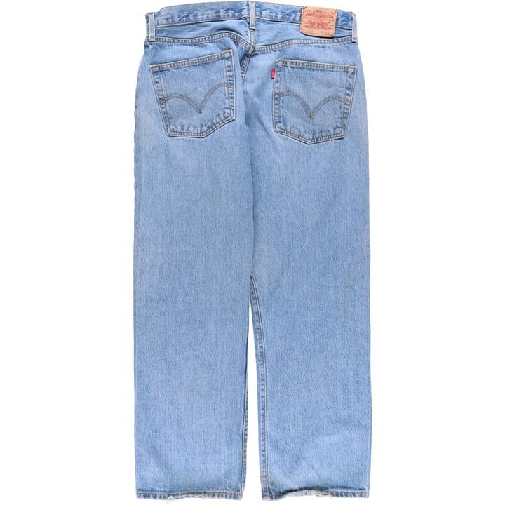Levi's 501 straight denim pants for men, size W36 cotton blue type Vintage Second Hand