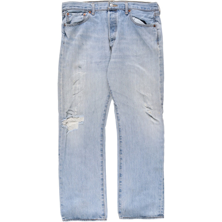 Levi's 501 straight denim pants for men, size W35 cotton blue type Vintage Second Hand