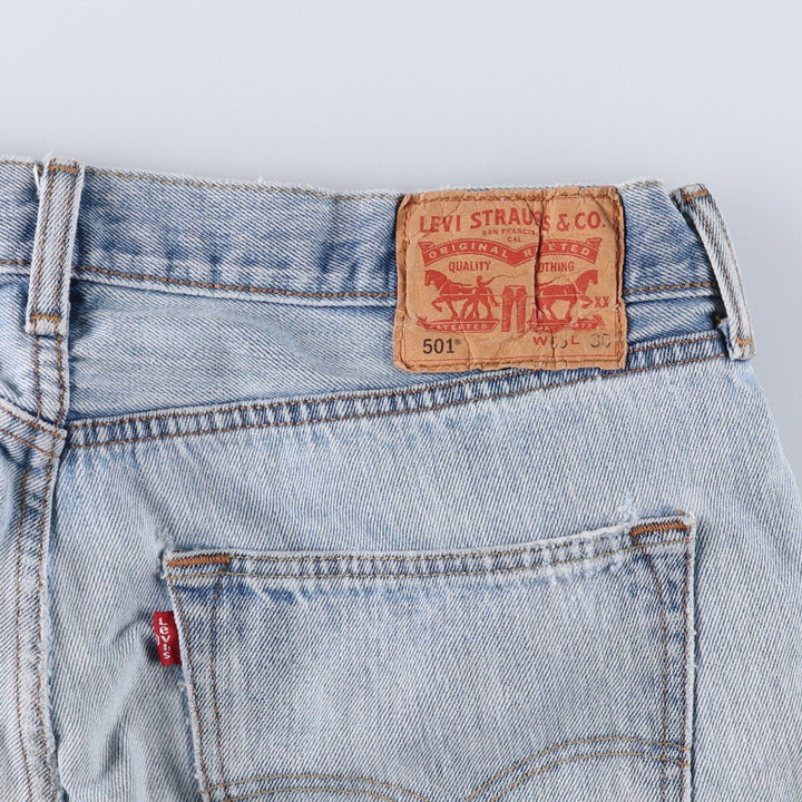 Levi's 501 straight denim pants for men, size W35 cotton blue type Vintage Second Hand
