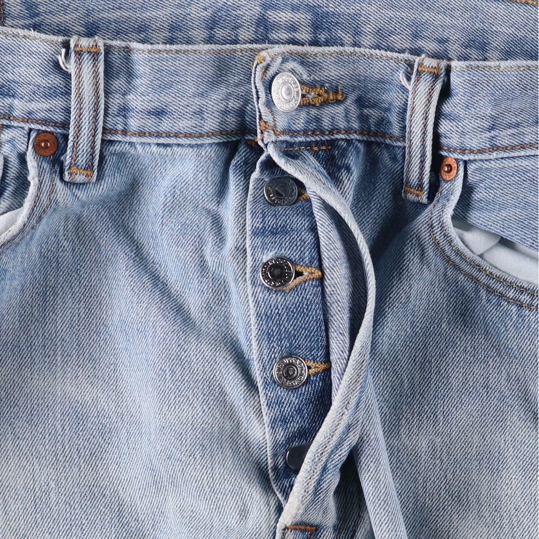 Levi's 501 straight denim pants for men, size W35 cotton blue type Vintage Second Hand