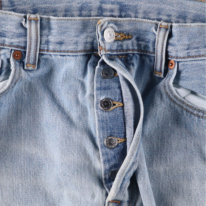 Levi's 501 straight denim pants for men, size W35 cotton blue type Vintage Second Hand