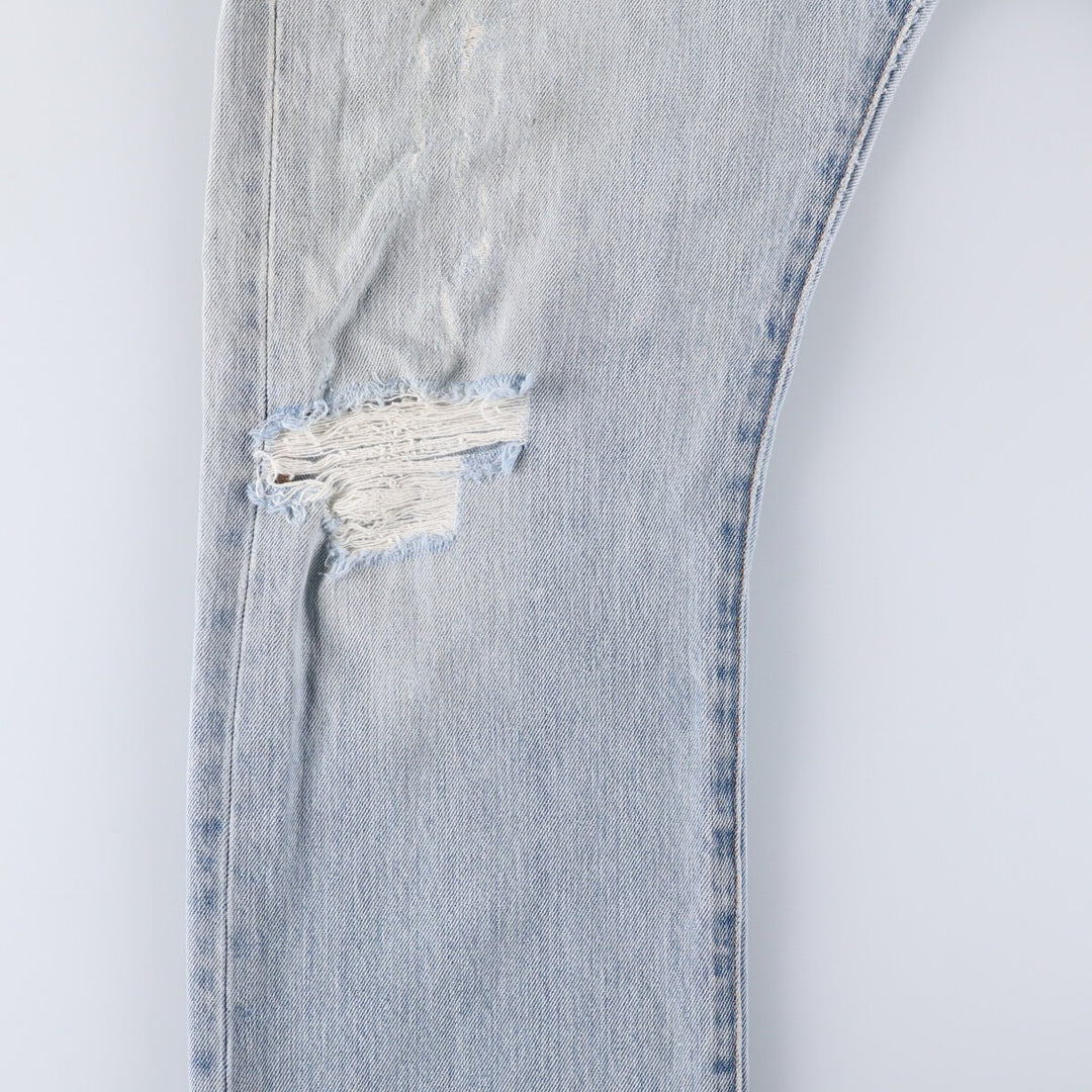Levi's 501 straight denim pants for men, size W35 cotton blue type Vintage Second Hand