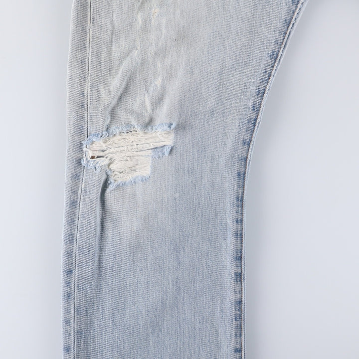 Levi's 501 straight denim pants for men, size W35 cotton blue type Vintage Second Hand