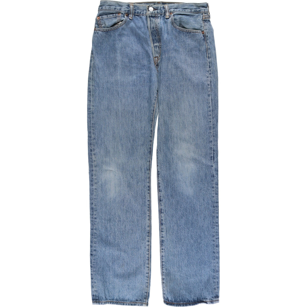 Levi's 501 straight denim pants for men, size W33 cotton blue type Vintage Second Hand